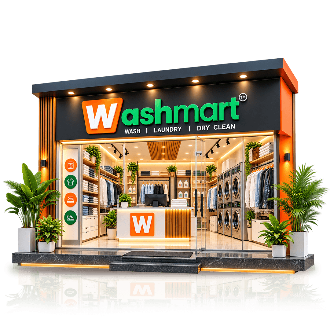 Washmart modern eco-friendly store outlet and fabric care